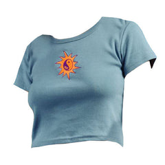 Camiseta acanalada Ying Yang