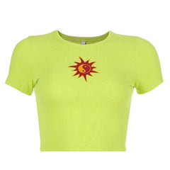 Camiseta acanalada Ying Yang