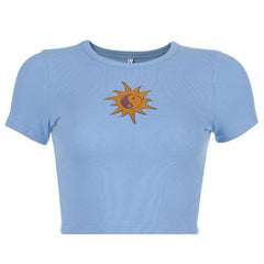 Camiseta acanalada Ying Yang