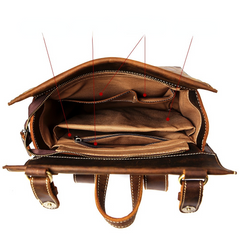 Handgemachte Vintage Leder Reisetasche