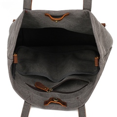 Modische große Canvas-Tragetaschen