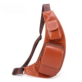 Retro Leather Chest Bag