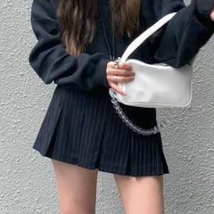 Baby Lies Gestreifter Faltenrock