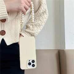 Herbst Ästhetische Perlenkette IPhone Hülle