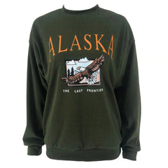 Sweatshirt mit Alaska-Print