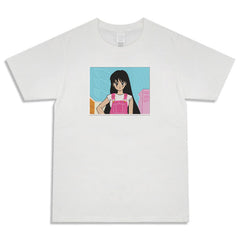 T-Shirt mit Anime-Stickerei