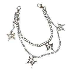 Cadena para pantalones con efecto mariposa