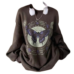 Sweatshirt mit Hexen-Schmetterling