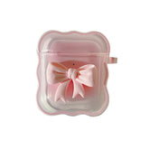 AirPods-Hülle mit Schleife in Bonbonfarbe