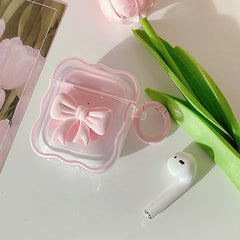 AirPods-Hülle mit Schleife in Bonbonfarbe