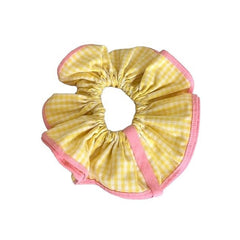 Haargummi mit Bonbon-Karos