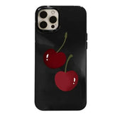 Cherry Black Case For IPhone