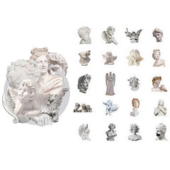 Klassische Kunst, 40-teiliges Stickerpaket