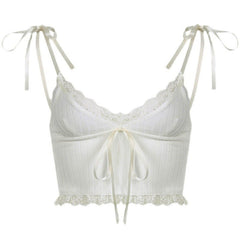 Hopeless Romantic Spitzentop zum Binden