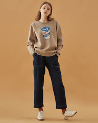 Teurer Milchpullover