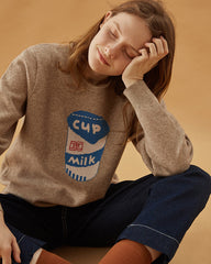 Teurer Milchpullover