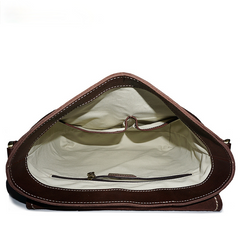 Handgemachte Umhängetasche für Herren aus Ölwachsleder