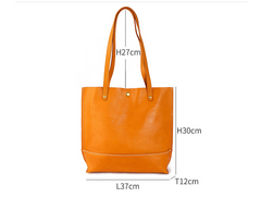 Damen Vintage Casual Leder Handtaschen