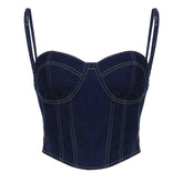 Y2K Denim Corset