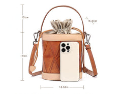 Vintage Clutch aus Rindsleder