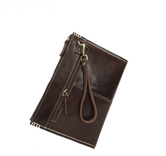 Bolso maletín de cuero ultrafino para hombre