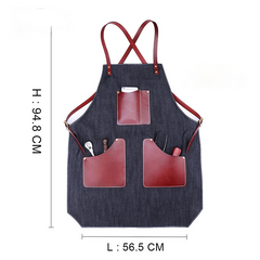 Langlebige und waschbare Vintage-Schürze J390