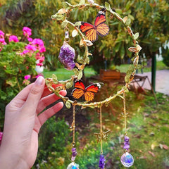 Fairycore-Raum Kristall-Sonnenfänger