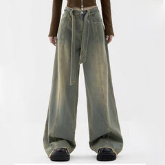 Jeans mit verwaschenem „Fairy Grunge“-Print