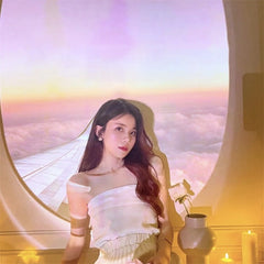 Flugzeug-Fake-Fenster-Wandprojektor