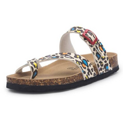 Chanclas con suela de corcho
