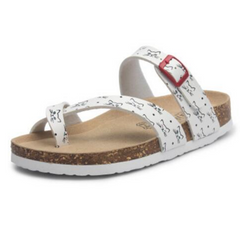 Chanclas con suela de corcho