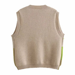 Grandma's House – Weste mit Knopfleiste