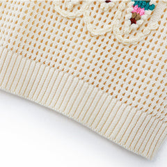 Kurze Strickweste „Grandmacore“