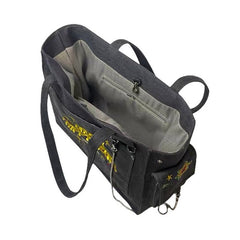 Groovy Trippy Herz Einkaufstasche