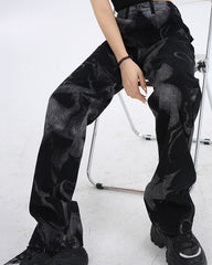 Wonder Haze Jeans mit geradem Bein