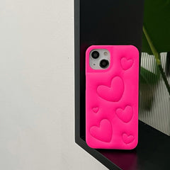 Heart Puffer Case For IPhone