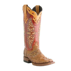 Botas de mujer retro talladas a mano