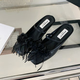 Sandalias de gladiador con tiras en el tobillo