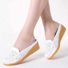 Chanclas de cuero transpirables