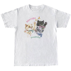 T-Shirt mit Aufschrift „Besties Forever“