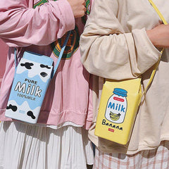 Mini bolso de mano Pure Milk