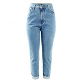 Mom-Jeans mit hoher Taille