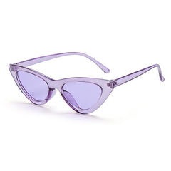 Pastellfarbene Cat-Eye-Sonnenbrille