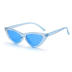 Pastellfarbene Cat-Eye-Sonnenbrille