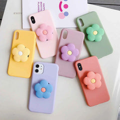 Funda para iPhone con diseño de flores pastel