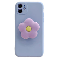 Funda para iPhone con diseño de flores pastel