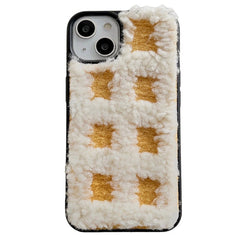 Plaid Fuzzy Case For IPhone
