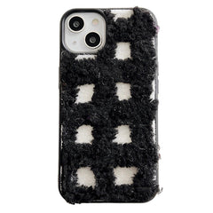Plaid Fuzzy Case For IPhone