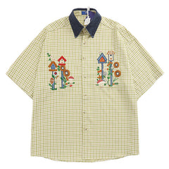 Kariertes Hemd „Oma's House“