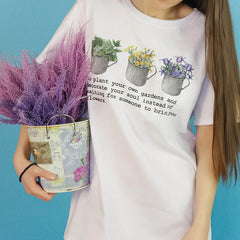 Camiseta "Tus propios jardines", talla L